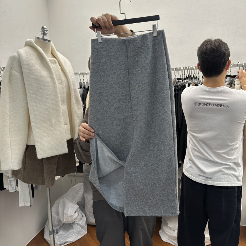 MOANA東大門㊣代購女士新款人氣休閑時尚職業推薦熱賣長裙羊毛MOANA長裙