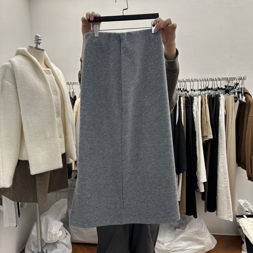 MOANA東大門㊣代購女士新款人氣休閑時尚職業推薦熱賣長裙羊毛MOANA長裙圖色1