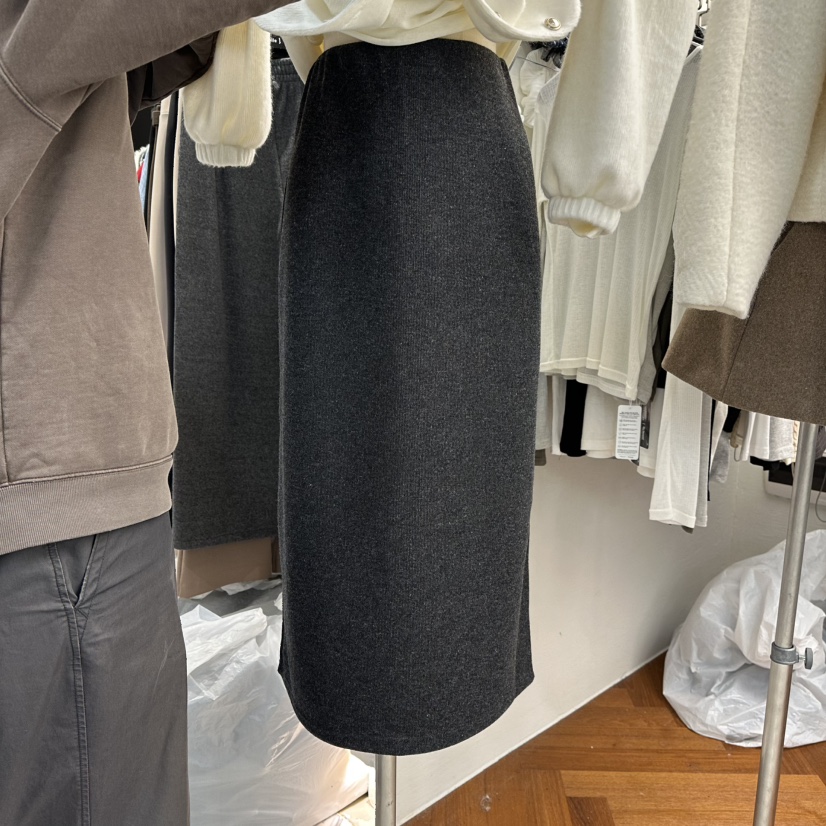 MOANA東大門㊣代購女士新款人氣休閑時尚職業推薦熱賣長裙羊毛MOANA長裙圖色2