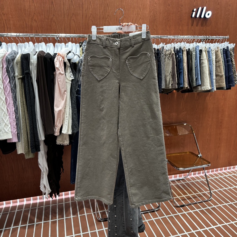 ILLO東大門㊣直郵女裝新品休閑時尚職業熱賣推薦人氣休閑褲ILLO休閑褲圖色3