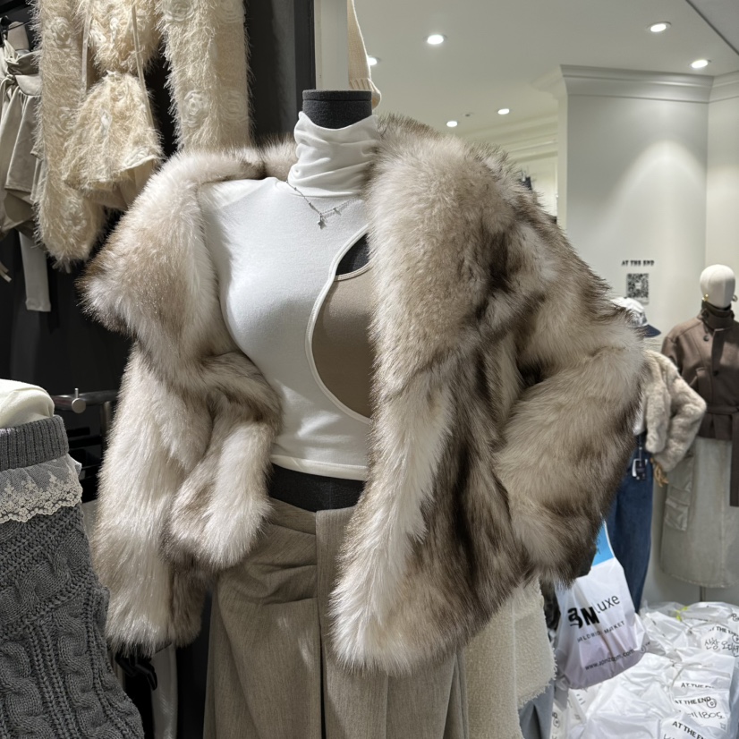 RARE CLOSET韓國直郵㊣女裝新款時尚熱賣職業25秋冬短款大衣RARE CLOSET短款大衣圖色1