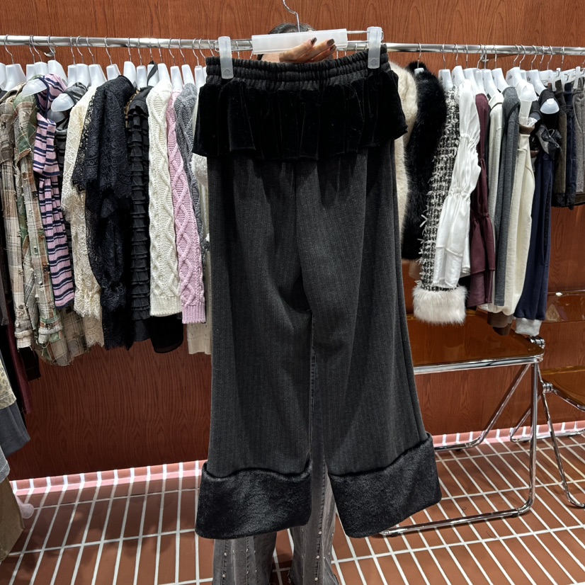 ILLO韓國代購㊣女裝新品25秋冬職業熱賣推薦人氣時尚休閑褲ILLO休閑褲