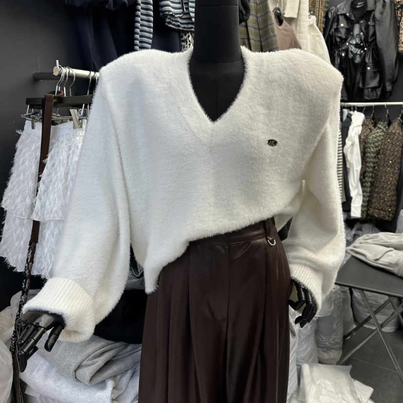 A-DEL東大門㊣直郵女士新品時尚職業人氣推薦熱賣休閑針織衫A-DEL針織衫圖色1