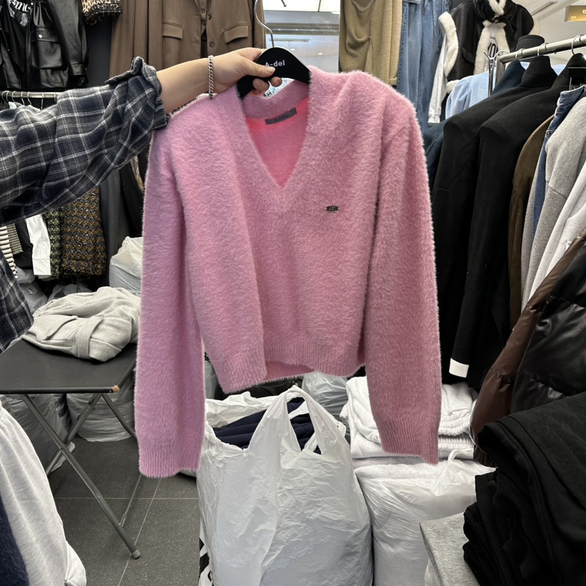 A-DEL東大門㊣直郵女士新品時尚職業人氣推薦熱賣休閑針織衫A-DEL針織衫圖色2