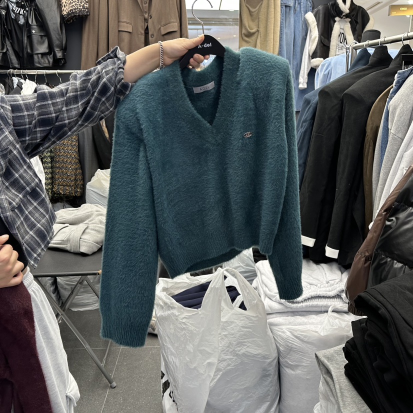 A-DEL東大門㊣直郵女士新品時尚職業人氣推薦熱賣休閑針織衫A-DEL針織衫圖色4