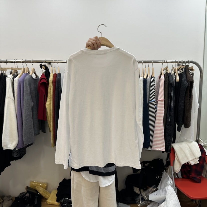 DELIGHT-L東大門㊣直郵女士新款推薦職業熱賣時尚休閑長袖T恤DELIGHT-L長袖T恤