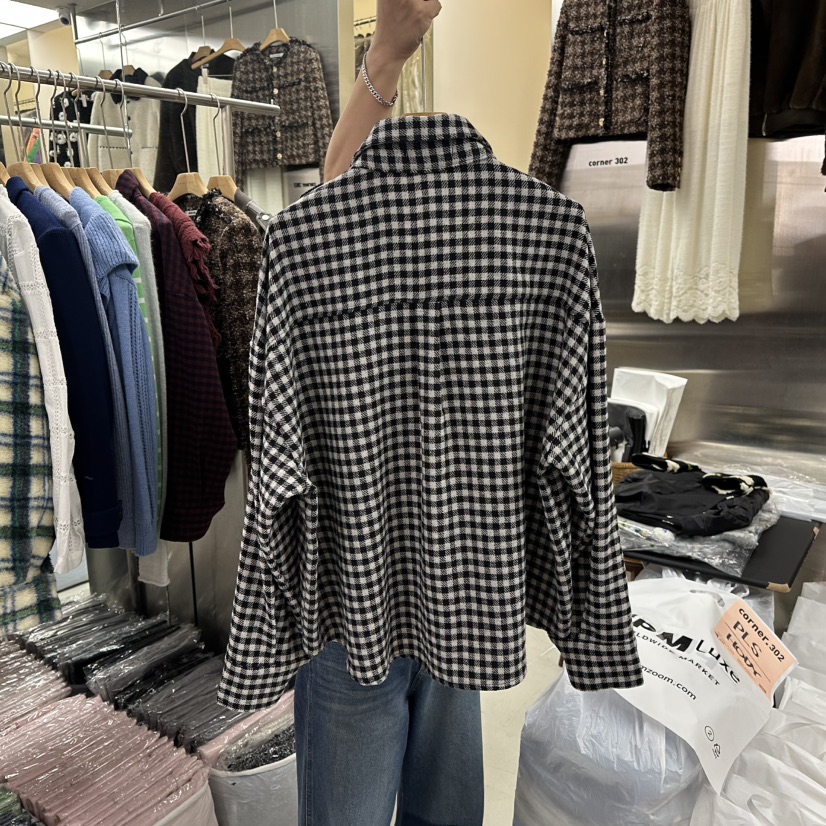 CORNER東大門㊣實拍女士新品25秋冬休閑推薦熱賣襯衫蕾絲衫CORNER.302襯衫/蕾絲衫