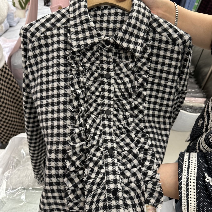 CORNER東大門㊣實拍女士新品25秋冬休閑推薦熱賣襯衫蕾絲衫CORNER.302襯衫/蕾絲衫