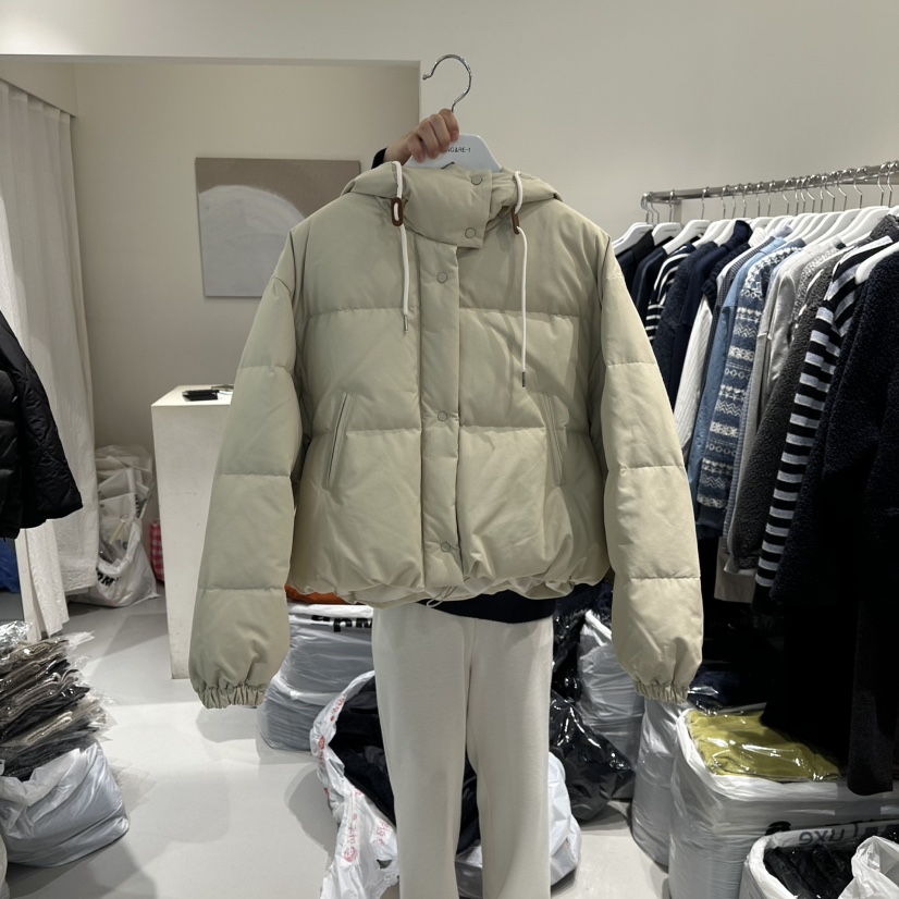 LORING RE I東大門㊣直郵女裝新款推薦25秋冬短款羽絨服鵝LORING RE-I/BARE短款羽絨服圖色1