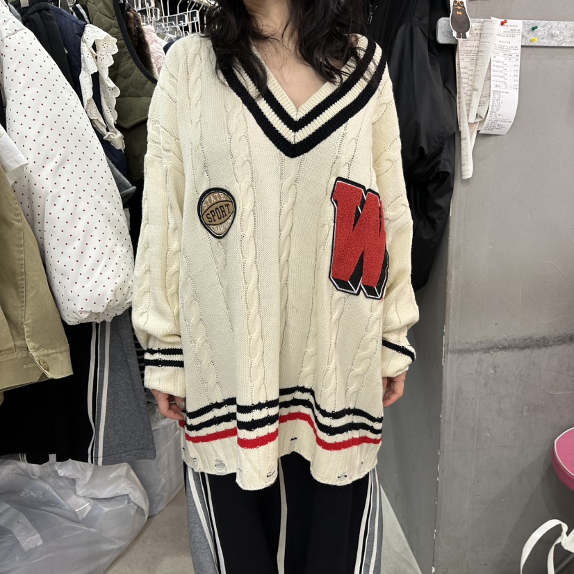 MOMAZU韓國直郵㊣女裝新款人氣休閑職業25秋冬時尚熱賣毛衣MOMAZU毛衣圖色1