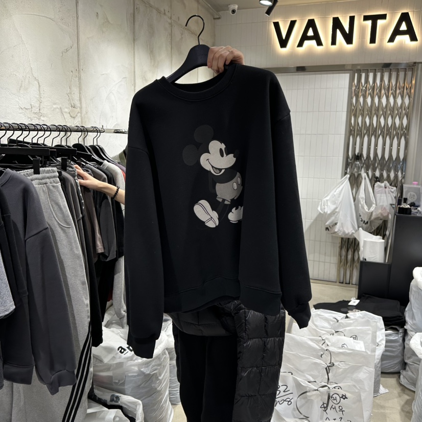 VANTA韓國代購㊣女士新品人氣時尚職業休閑推薦熱賣衛衣加絨VANTA衛衣圖色2