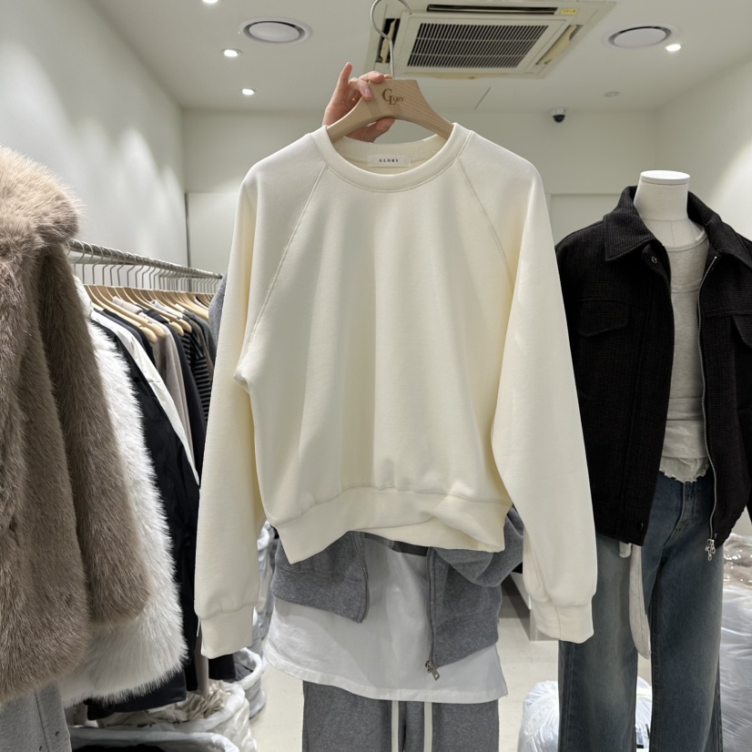 GLORY東大門㊣實拍女裝新款時尚熱賣25秋冬職業休閑衛衣加絨GLORY衛衣圖色1
