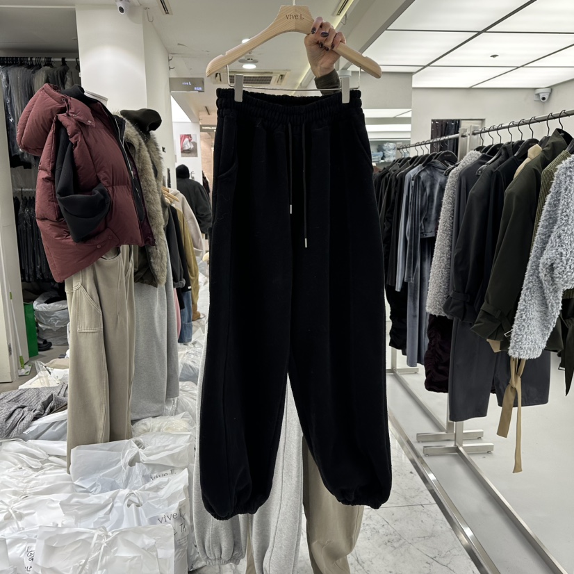 VIVEL東大門㊣代購女士新品職業時尚人氣推薦休閑褲加絨保暖VIVEL休閑褲圖色4