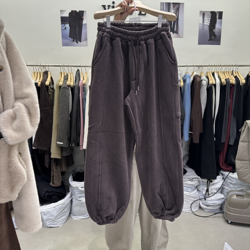 VIVEL東大門㊣代購女士新品職業時尚人氣推薦休閑褲加絨保暖VIVEL休閑褲圖色5