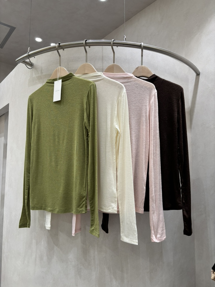 WHO IS SHE東大門㊣實拍女裝新品推薦休閑職業熱賣長袖T恤WHO IS SHE長袖T恤