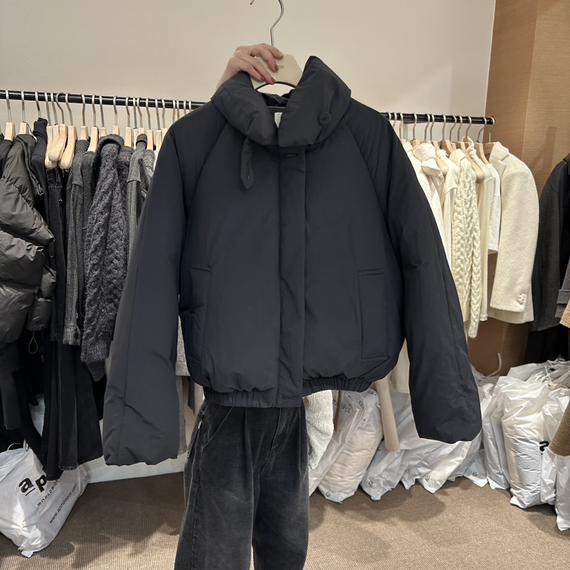 LE BUTTER韓國代購㊣女士新款休閑推薦人氣短款羽絨服鵝絨LE BUTTER短款羽絨服圖色3