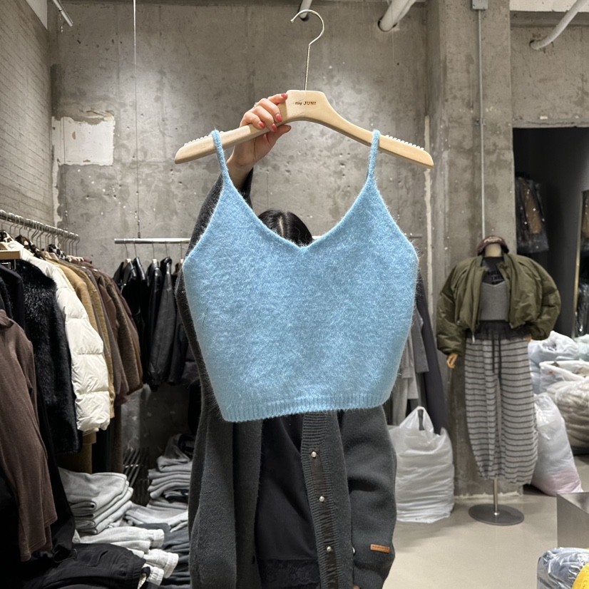 JUNI東大門㊣代購女裝新品時尚推薦25秋冬職業人氣吊帶背心my juni吊帶/背心圖色3
