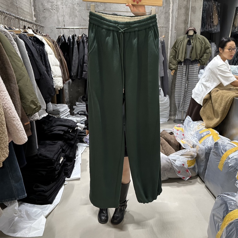 JUNI東大門㊣實拍女裝新款職業熱賣時尚休閑人氣休閑褲加絨my juni休閑褲圖色2