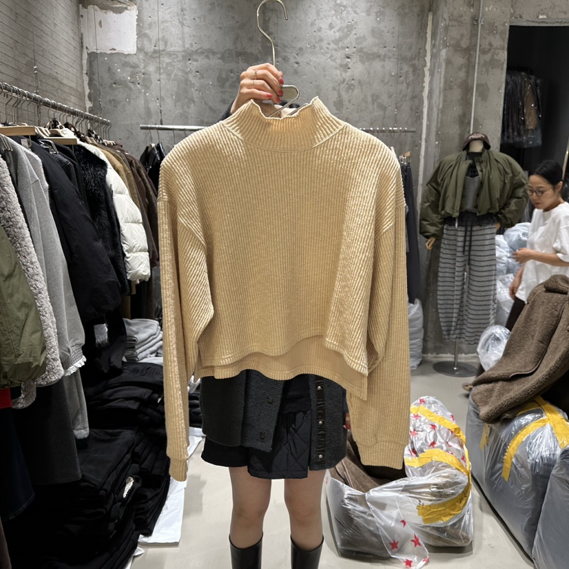 JUNI東大門㊣直郵女裝新款25秋冬職業時尚人氣推薦休閑針織衫my juni針織衫圖色2