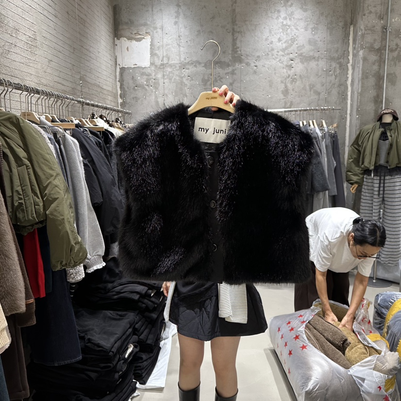 JUNI東大門㊣實拍女士新品推薦熱賣人氣時尚職業25秋冬馬甲my juni馬甲圖色2