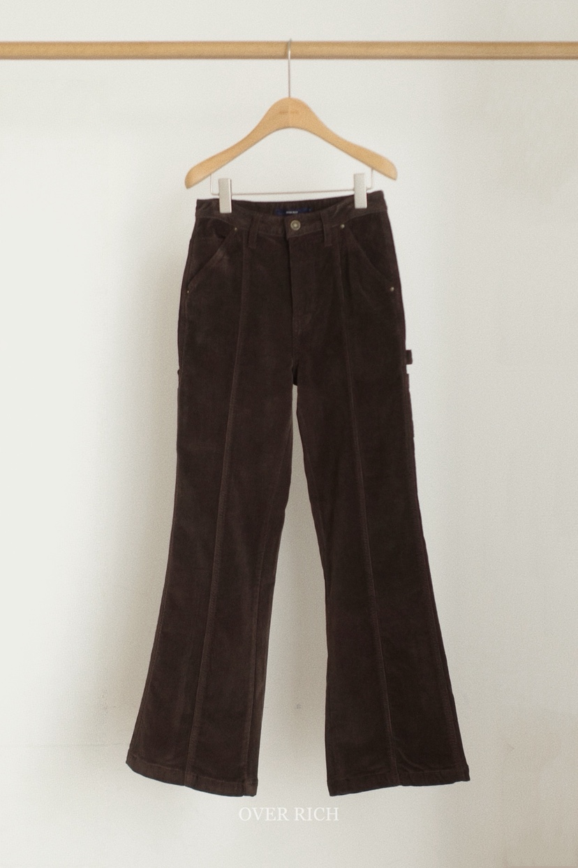 OVER RICH東大門㊣代購女士新款職業推薦休閑熱賣25秋冬牛仔褲OVER RICH牛仔褲圖色1