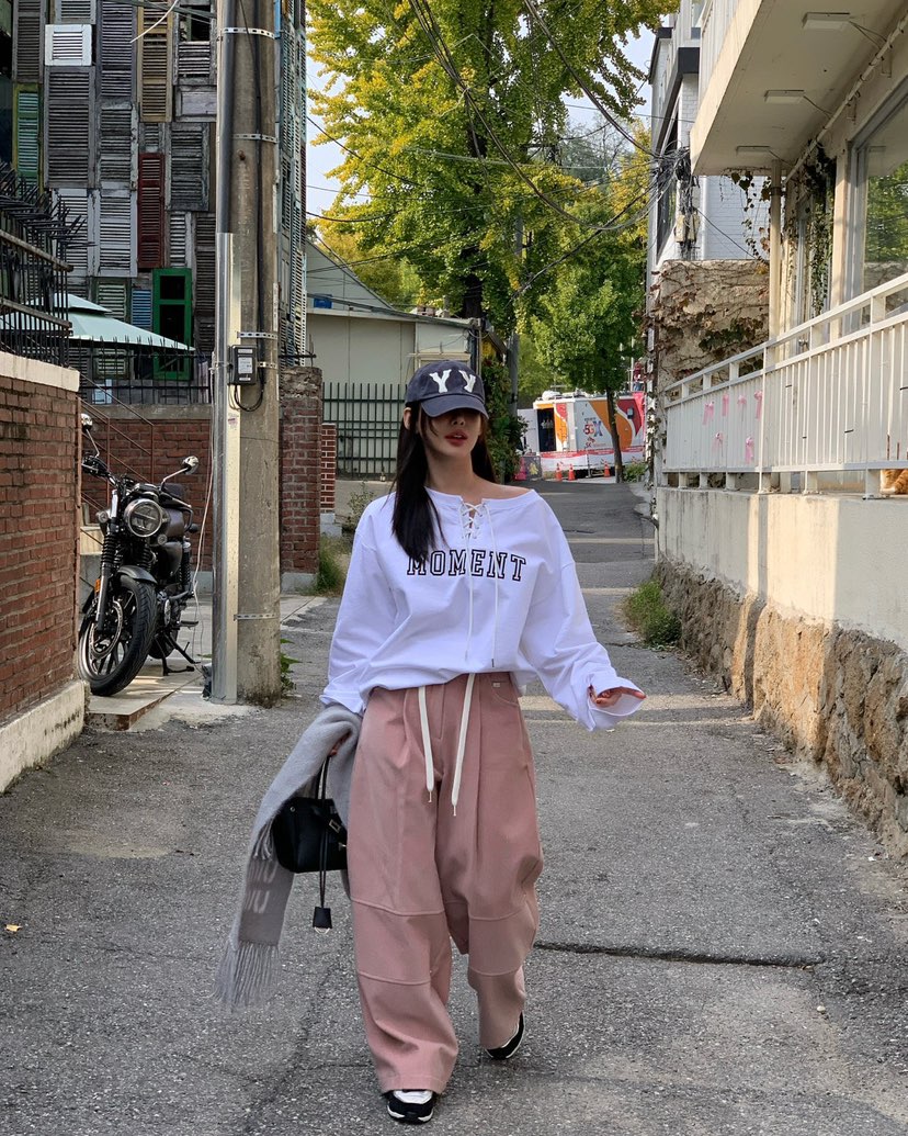 REVE CITE-L東大門㊣實拍女裝新款熱賣人氣職業休閑褲燈芯絨REVE CITE休閑褲