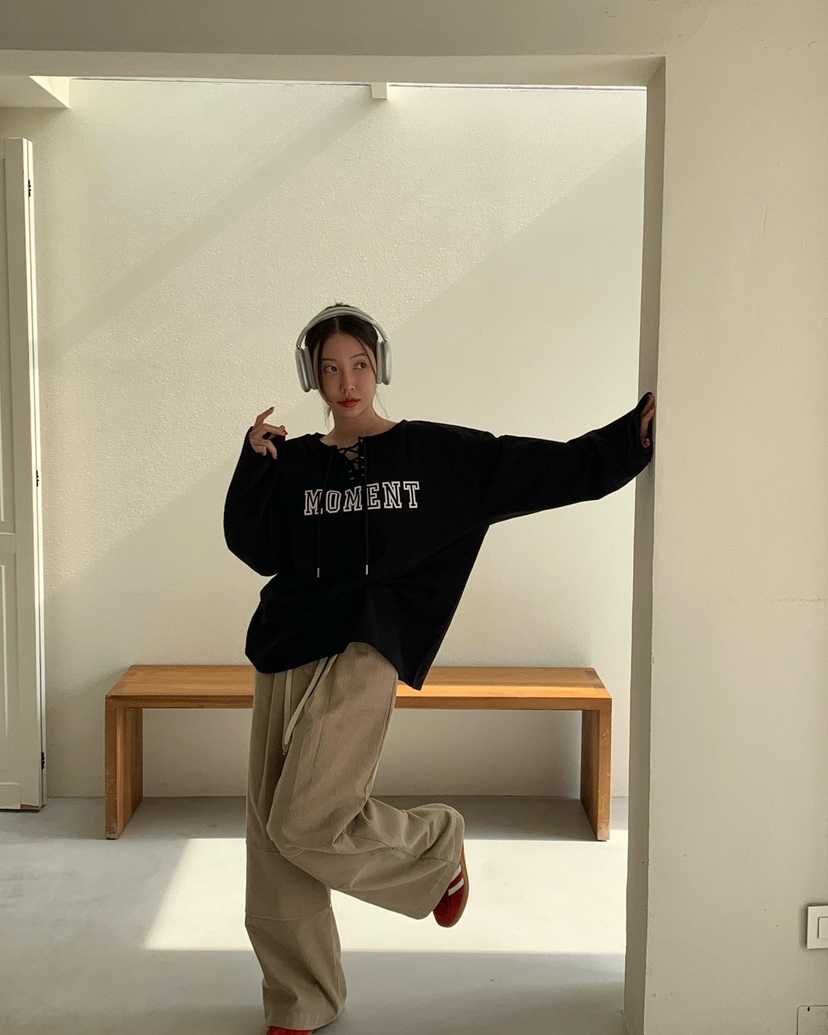 REVE CITE-L韓國直郵㊣女裝新款休閑推薦時尚熱賣衛衣羊毛衫REVE CITE衛衣