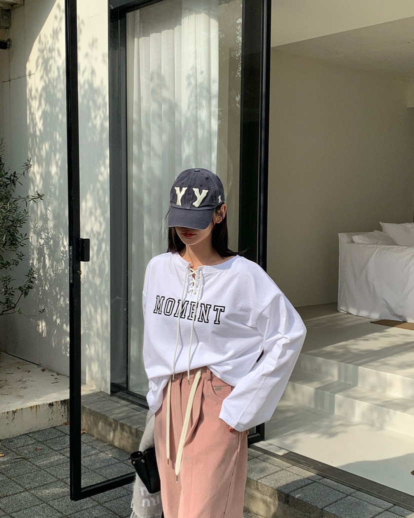 REVE CITE-L韓國直郵㊣女裝新款休閑推薦時尚熱賣衛衣羊毛衫REVE CITE衛衣圖色2