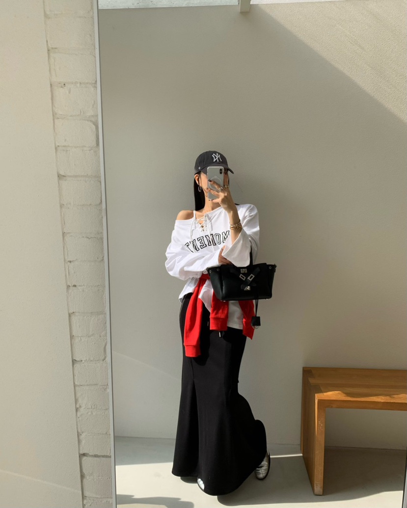 REVE CITE-L東大門㊣直郵女士新品職業25秋冬人氣長裙拉鏈REVE CITE長裙