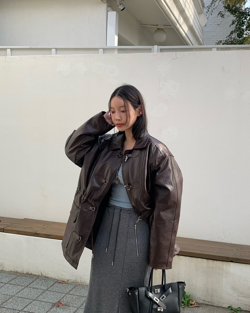 REVE CITE-L東大門㊣直郵女士新品職業25秋冬人氣長裙拉鏈REVE CITE長裙