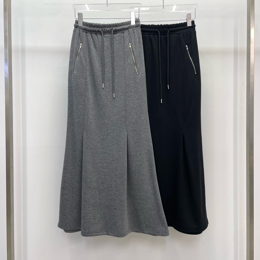 REVE CITE-L東大門㊣直郵女士新品職業25秋冬人氣長裙拉鏈REVE CITE長裙