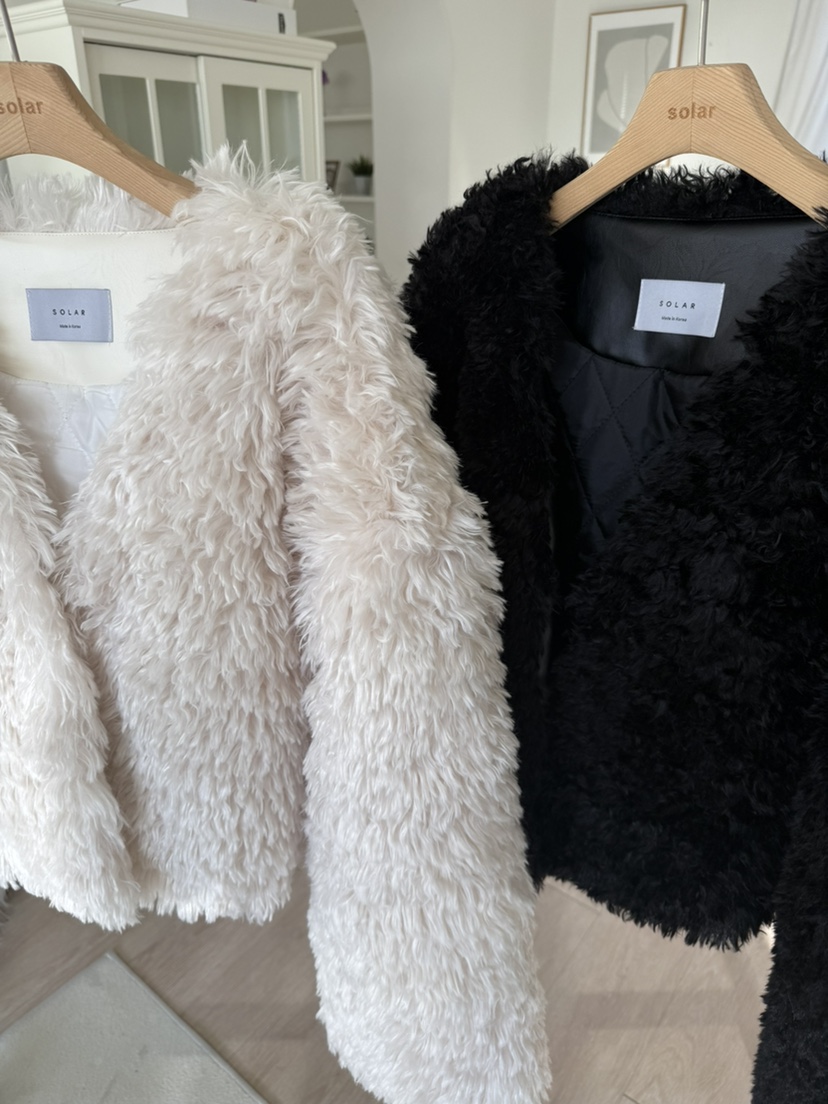 SOLAR韓國代購㊣女士新品休閑25秋冬熱賣人氣時尚推薦短款大衣SOLAR短款大衣