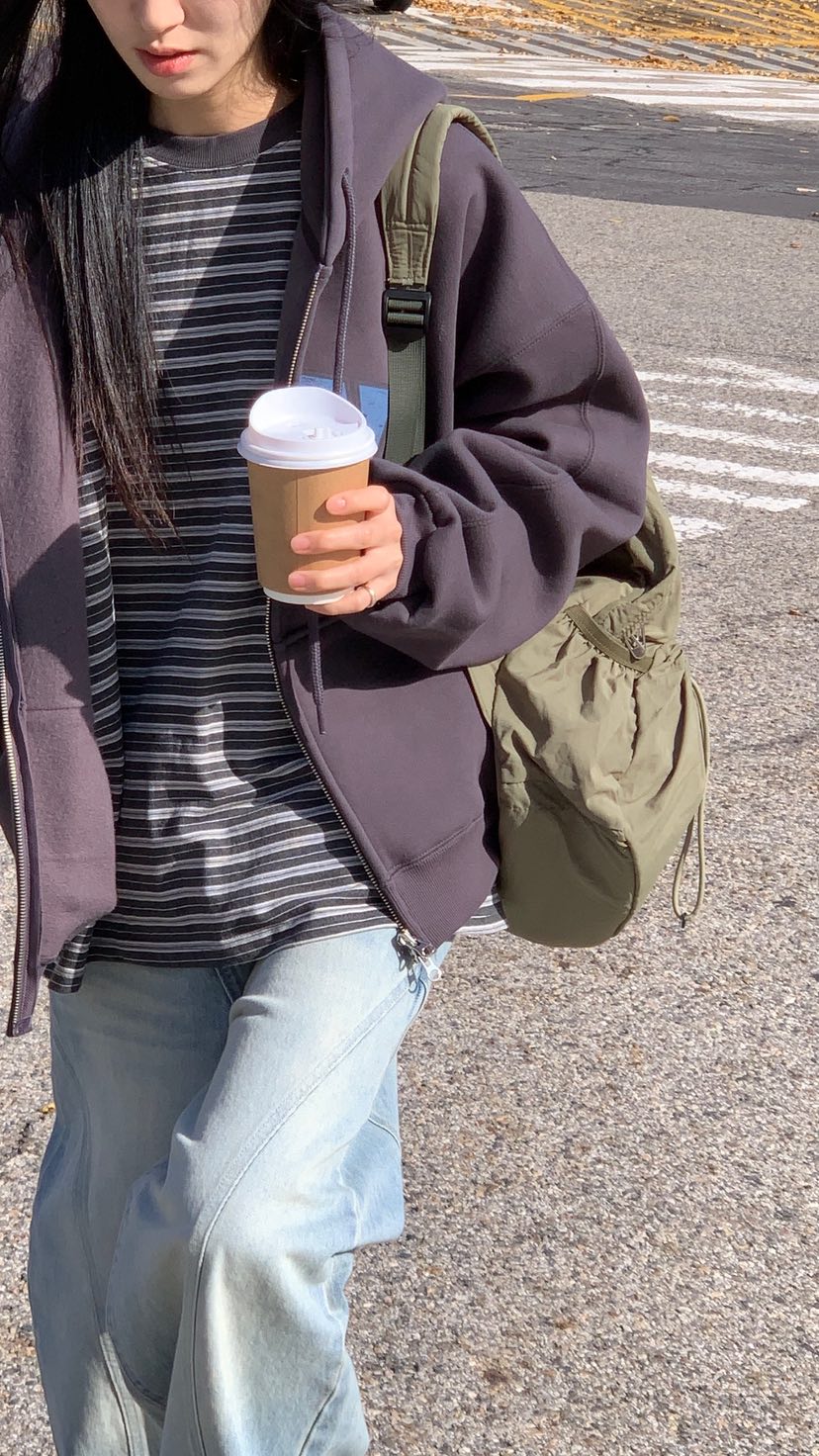 OVER RICH東大門㊣直郵女裝新款25秋冬推薦熱賣夾克拉鏈連帽OVER RICH夾克