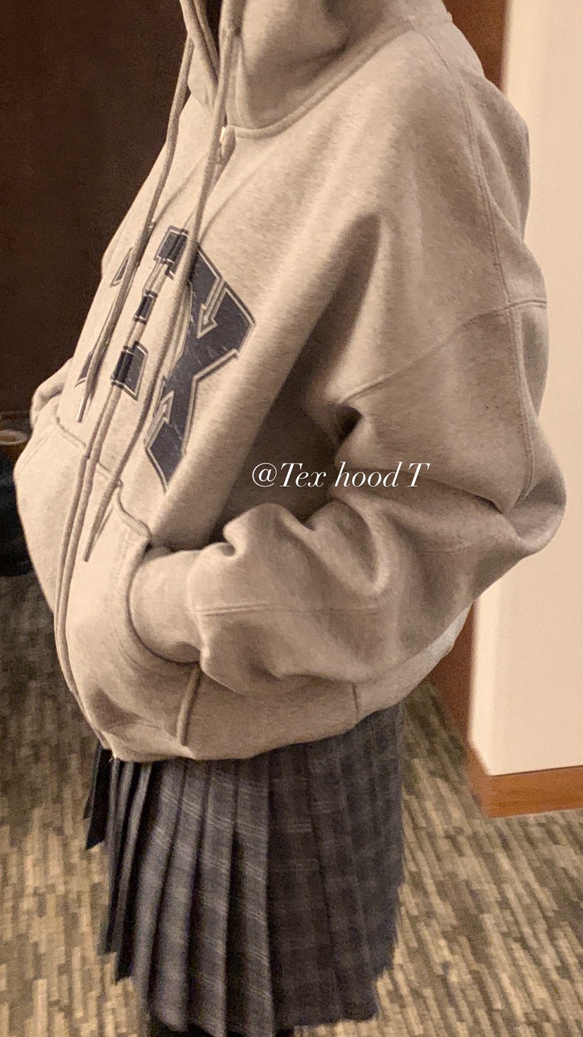 OVER RICH東大門㊣直郵女裝新款25秋冬推薦熱賣夾克拉鏈連帽OVER RICH夾克