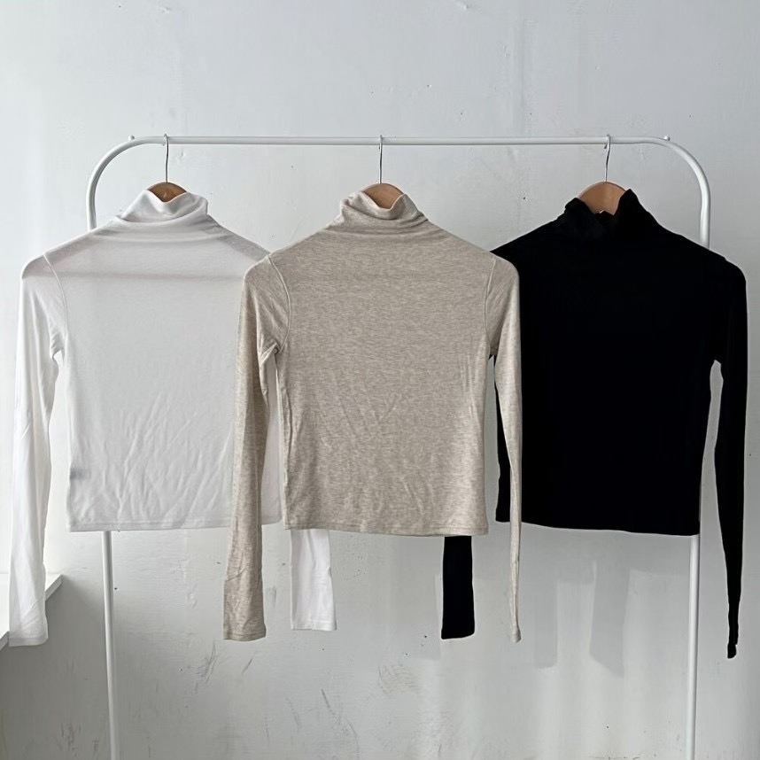 LAURENT東大門㊣代購女裝新品職業時尚熱賣25秋冬人氣長袖T恤LAURENT長袖T恤