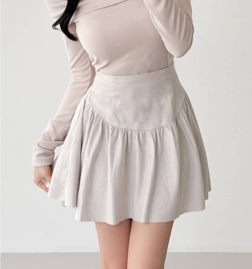 LAURENT東大門㊣實拍女裝新款熱賣人氣25秋冬休閑職業推薦短裙LAURENT短裙圖色1