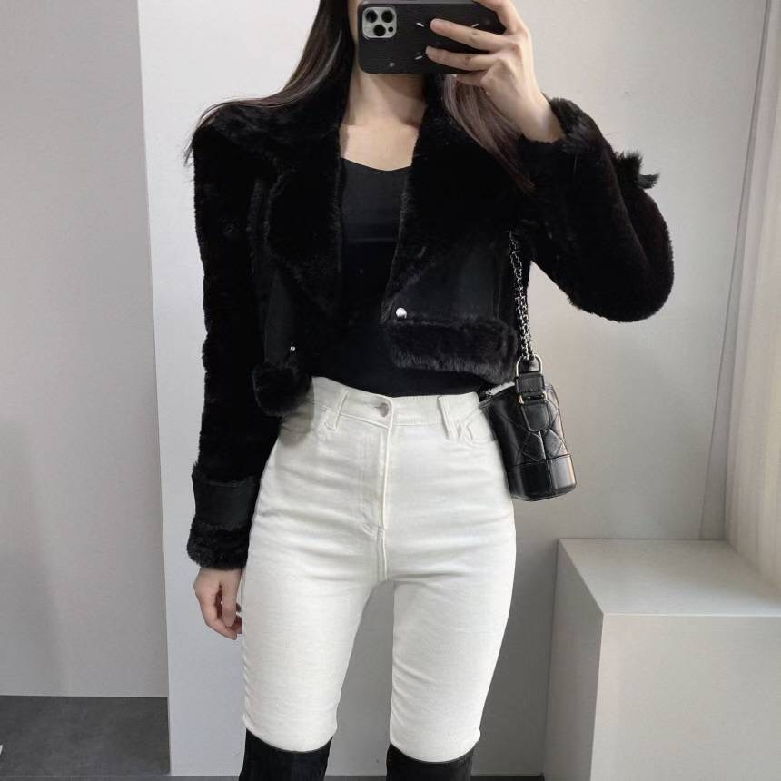 LAURENT韓國直郵㊣女士新品人氣熱賣職業休閑25秋冬短款大衣LAURENT短款大衣圖色2