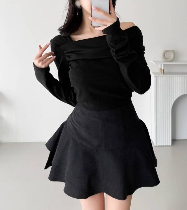 LAURENT韓國直郵㊣女裝新品推薦人氣休閑職業熱賣時尚25秋冬短裙LAURENT短裙圖色2