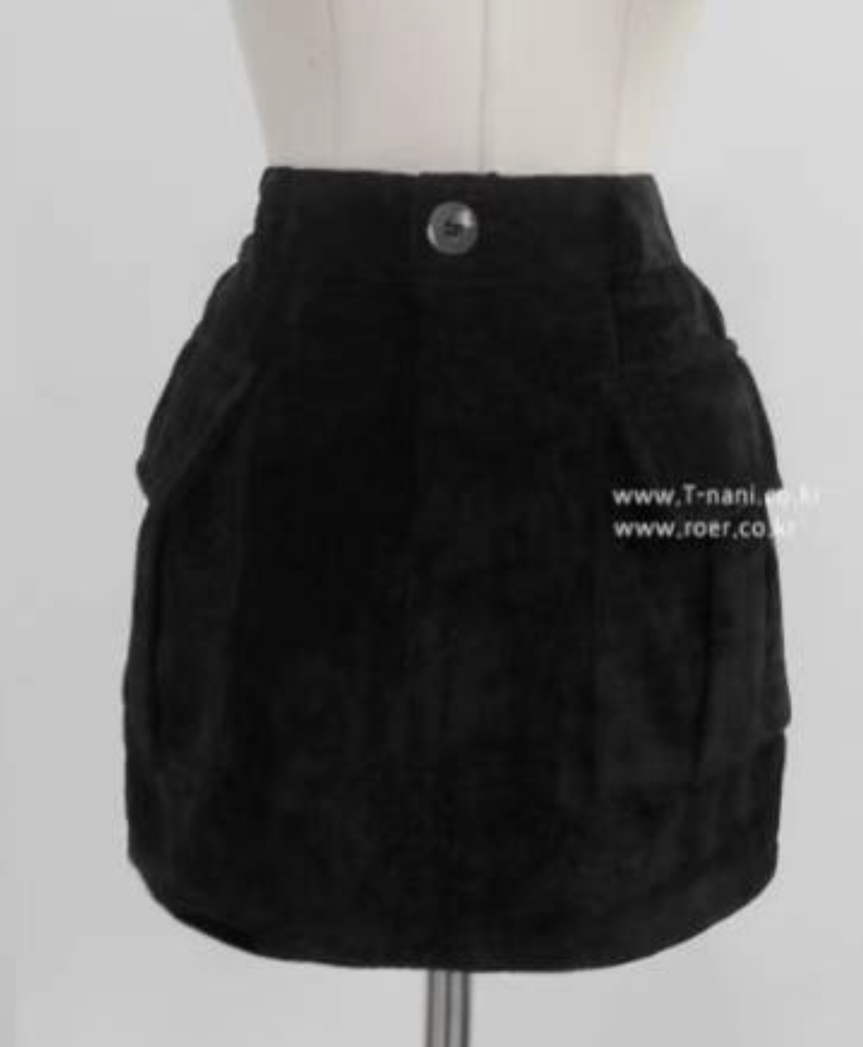 LAURENT韓國代購㊣女裝新品職業休閑推薦時尚25秋冬短裙口袋LAURENT短裙圖色2