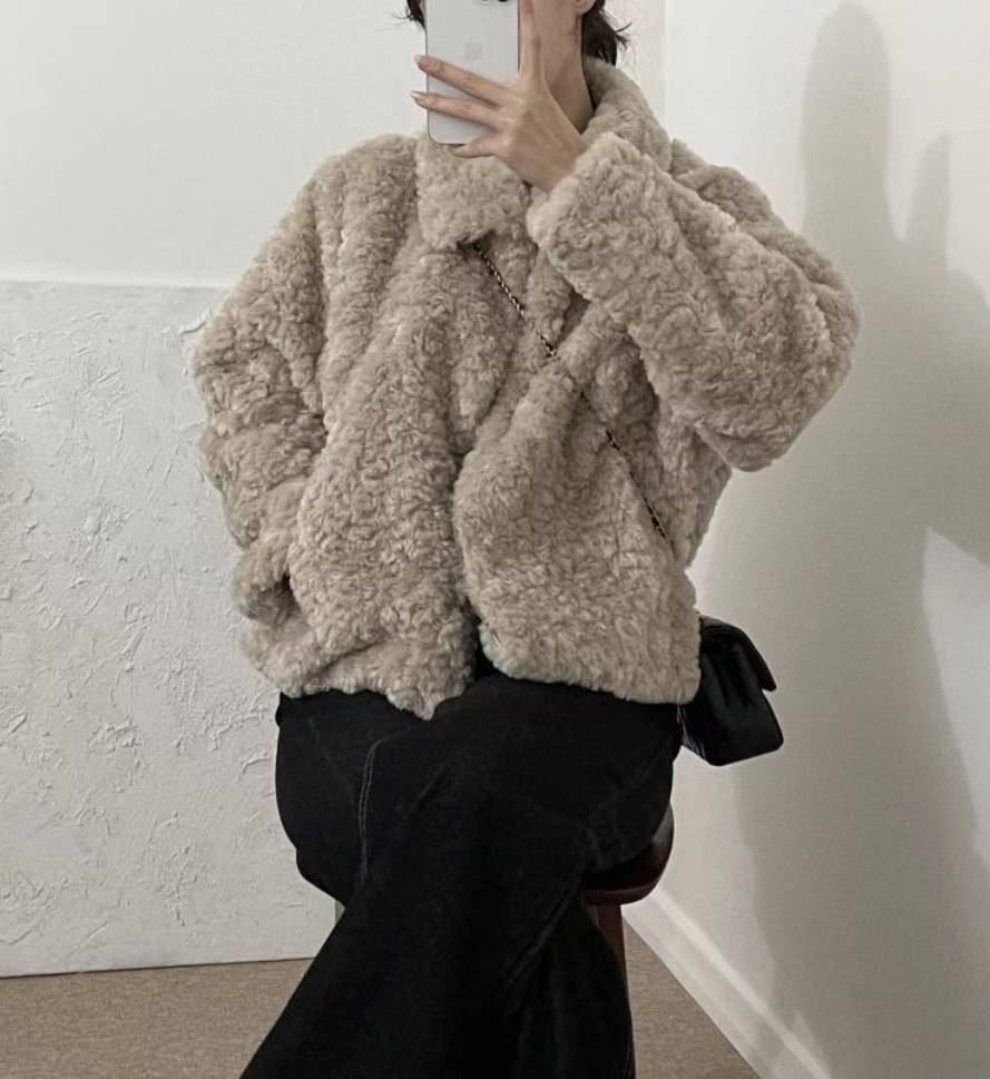 LAURENT東大門㊣直郵女士新款熱賣25秋冬休閑時尚推薦短款大衣LAURENT短款大衣