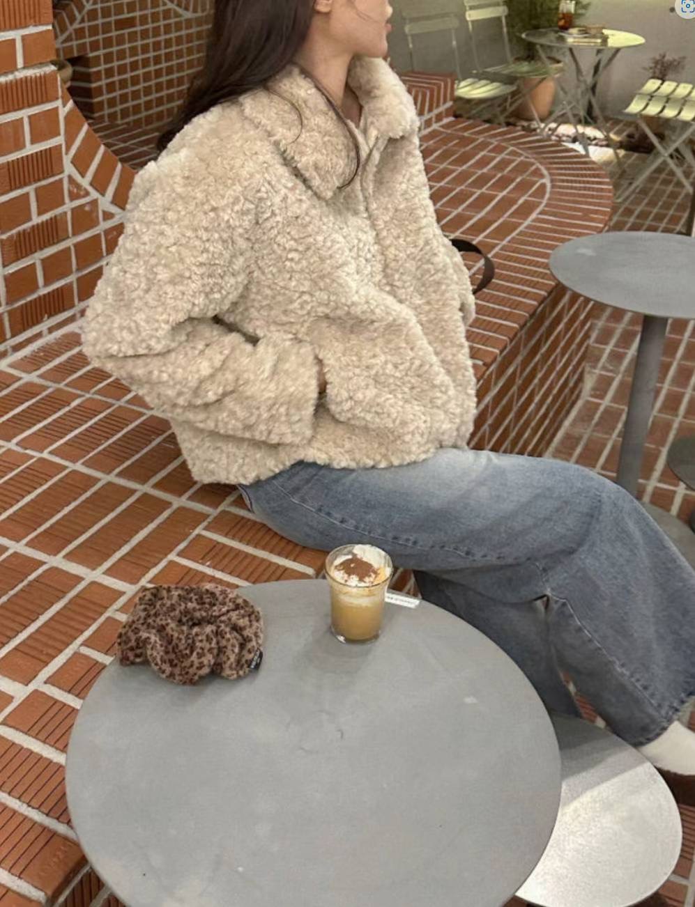 LAURENT東大門㊣直郵女士新款熱賣25秋冬休閑時尚推薦短款大衣LAURENT短款大衣