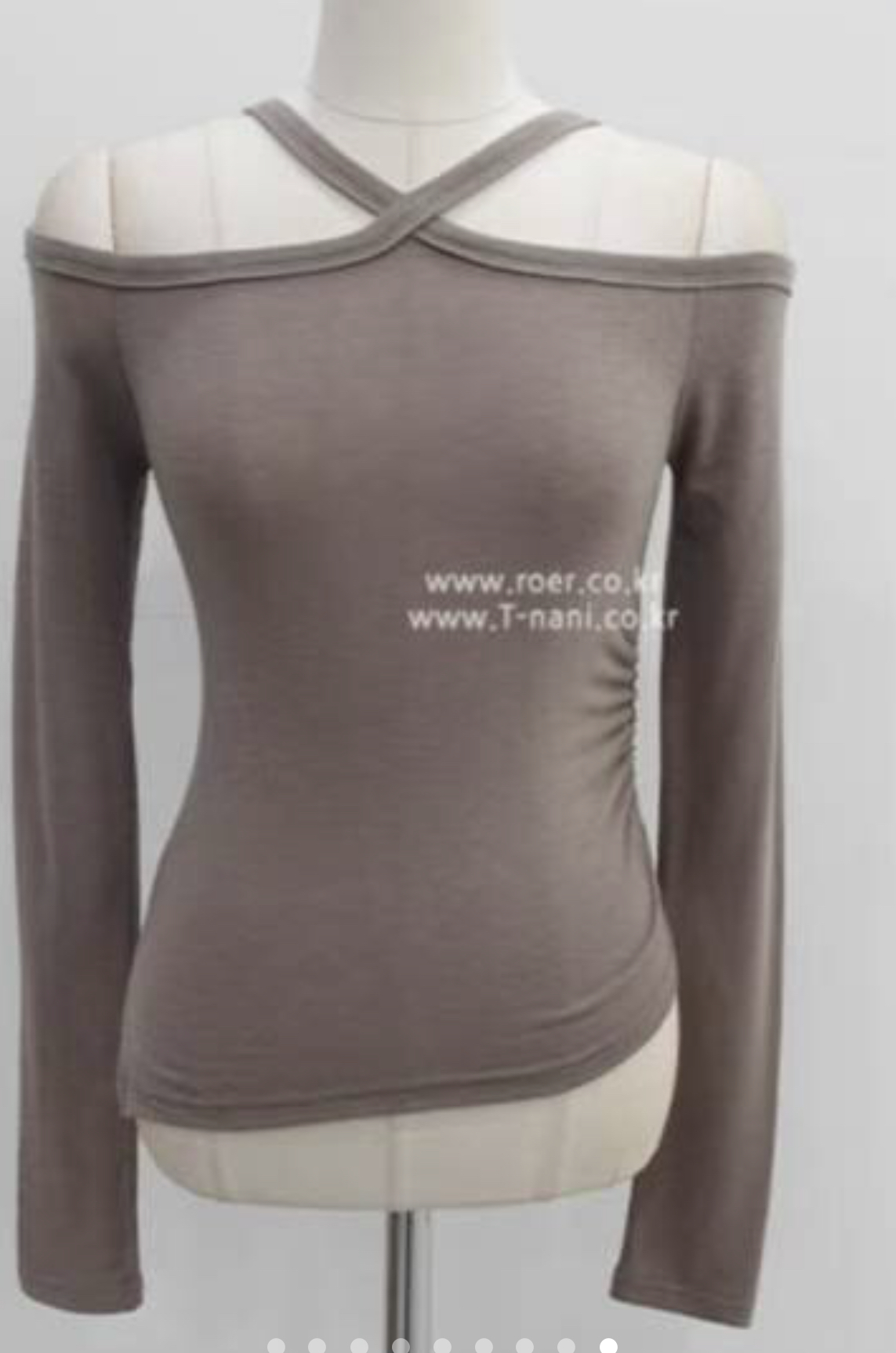 LAURENT東大門㊣代購女士新品推薦職業熱賣時尚25秋冬長袖T恤LAURENT長袖T恤圖色4