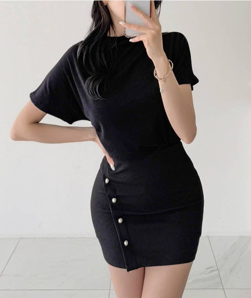 LAURENT韓國代購㊣女士新品休閑25秋冬時尚職業推薦熱賣短裙LAURENT短裙圖色3