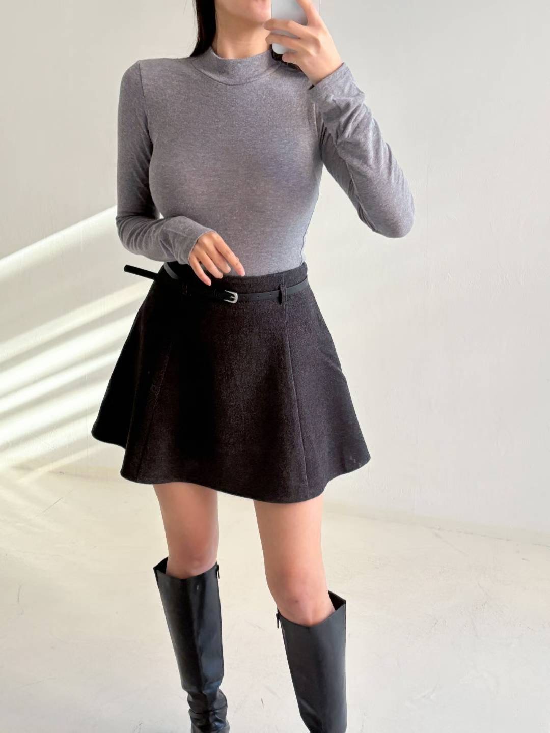 LAURENT韓國直郵㊣女裝新款25秋冬休閑時尚職業人氣長袖T恤LAURENT長袖T恤圖色4