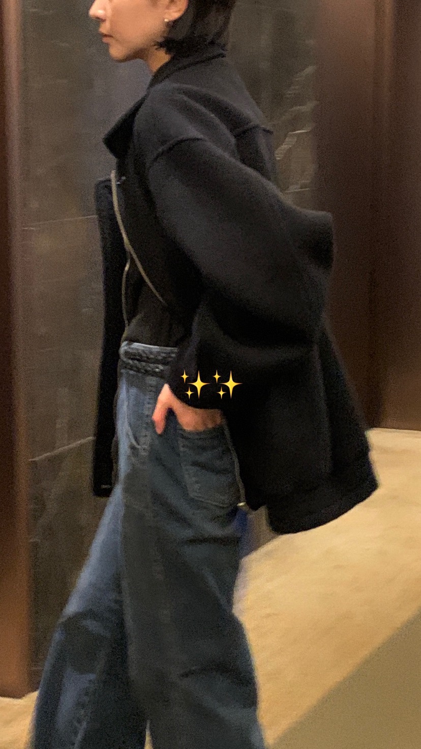 OVER RICH東大門㊣實拍女裝新品25秋冬人氣熱賣休閑短款大衣OVER RICH短款大衣