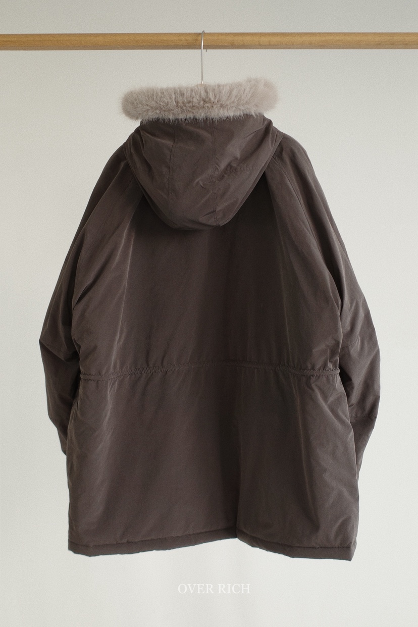 OVER RICH東大門㊣實拍女裝新品休閑熱賣25秋冬推薦長款棉服OVER RICH長款棉服