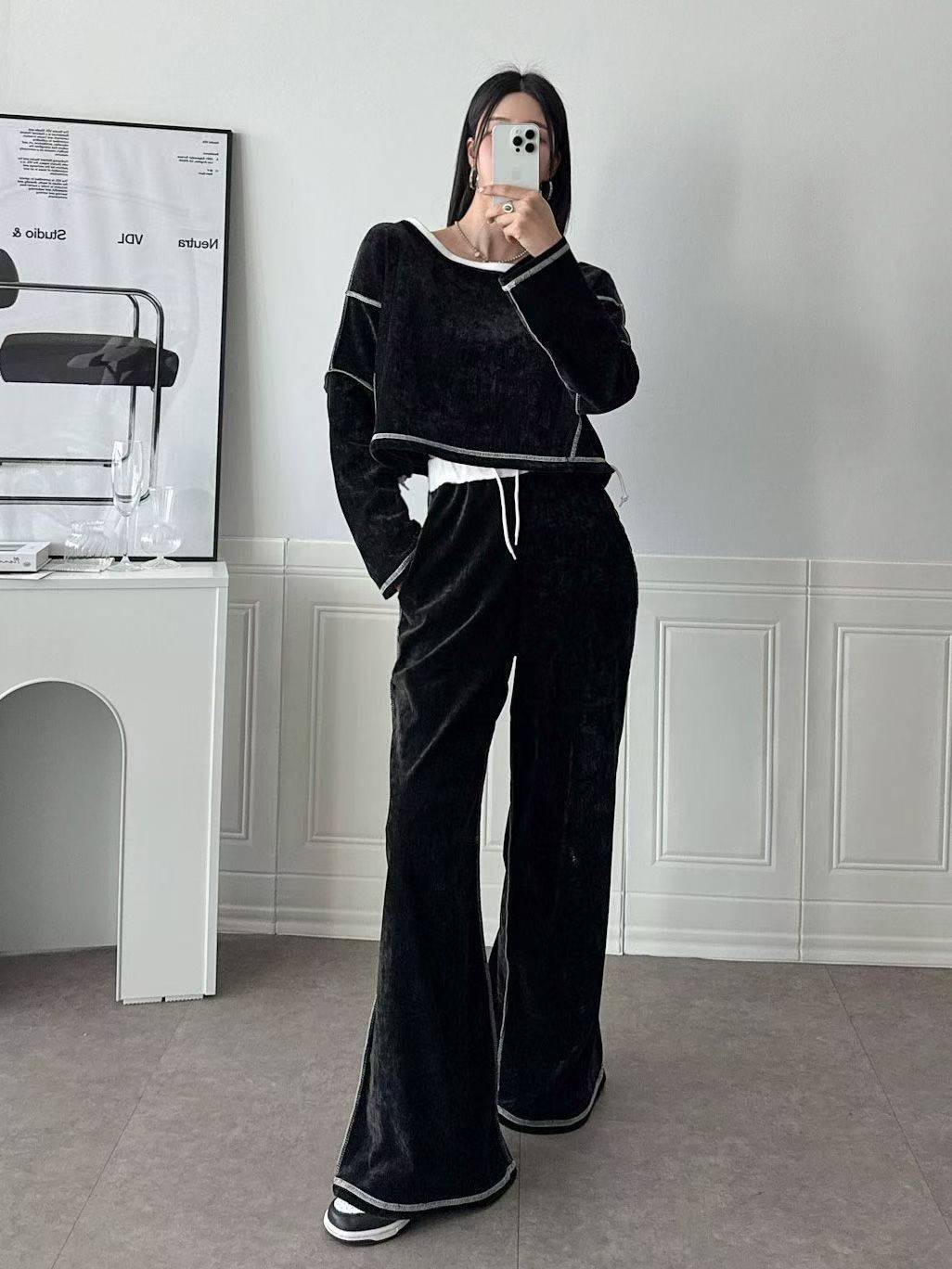 LAURENT韓國直郵㊣女裝新款人氣休閑推薦時尚職業25秋冬套裝LAURENT套裝圖色3