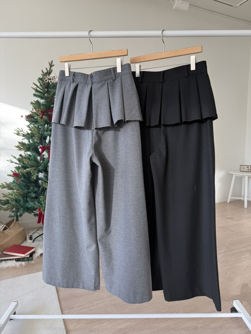 SOLAR東大門㊣代購女裝新款熱賣休閑推薦時尚職業休閑褲羊毛SOLAR休閑褲