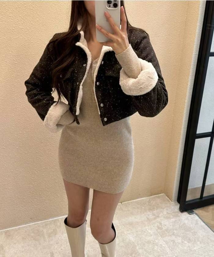 LAURENT東大門㊣實拍女士新款人氣職業休閑熱賣推薦夾克貂皮LAURENT夾克圖色3