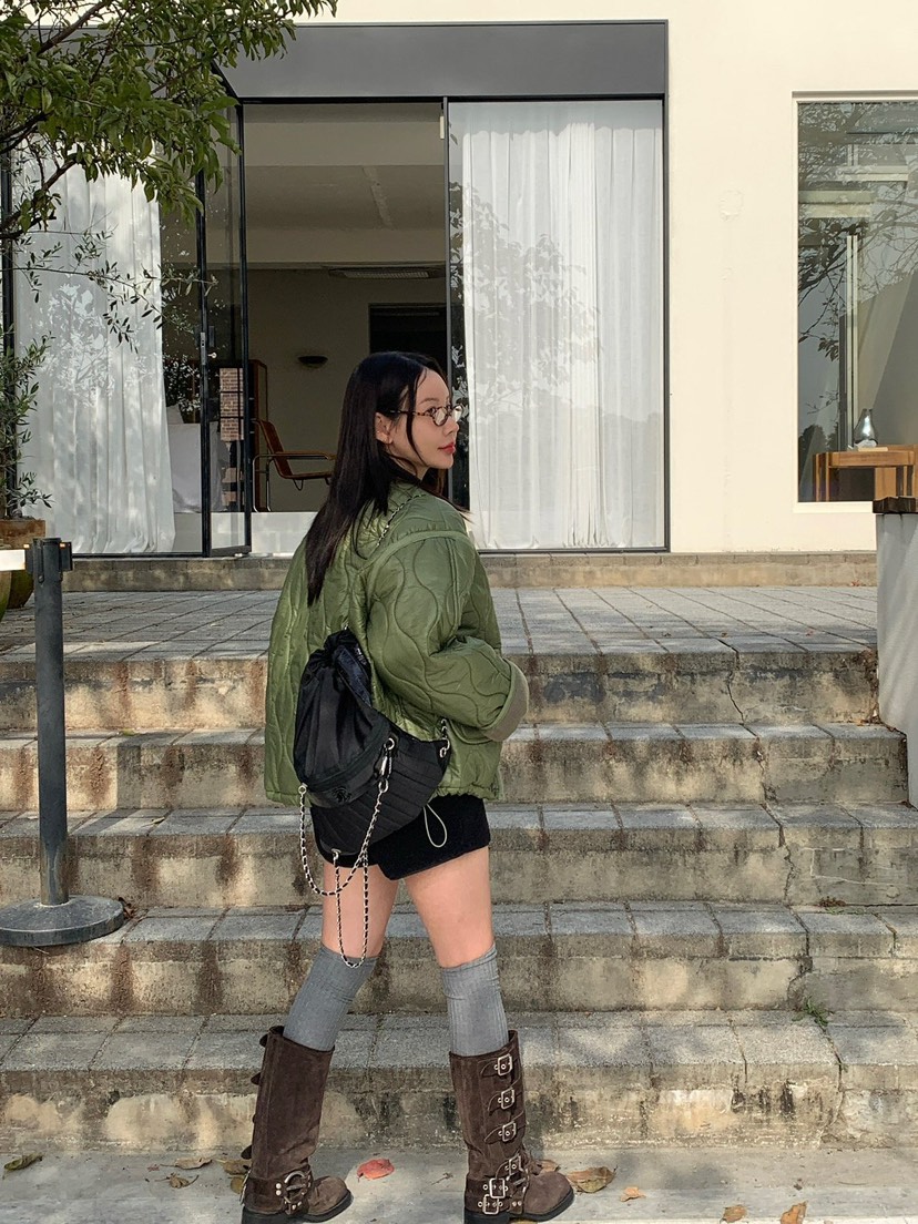 REVE CITE-L東大門㊣實拍女裝新品推薦熱賣人氣25秋冬短褲羊毛REVE CITE短褲